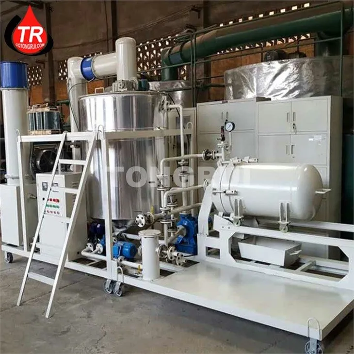 unique patents waste lube oil distillation plant